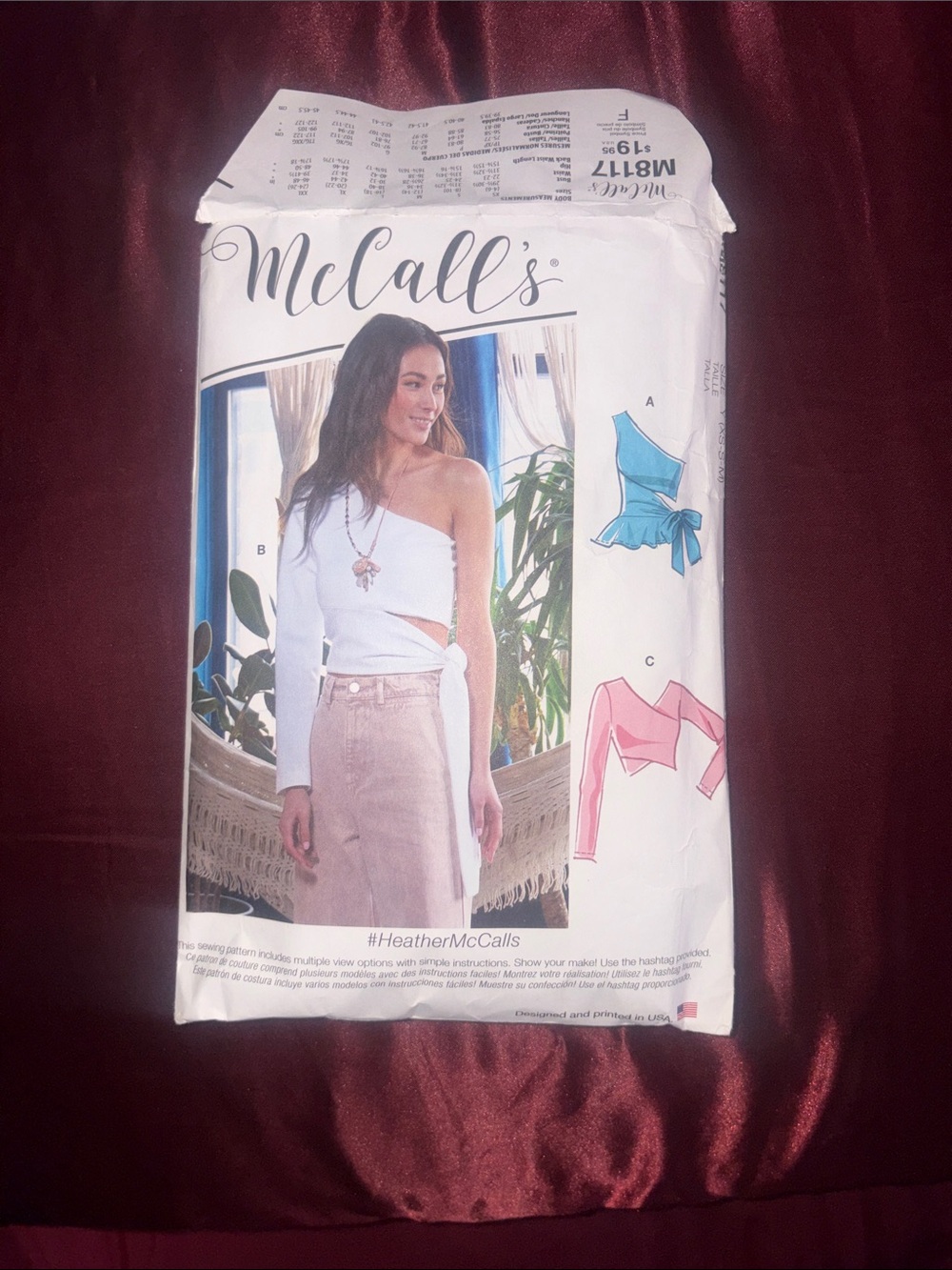 McCall’s  Blouse  pattern design